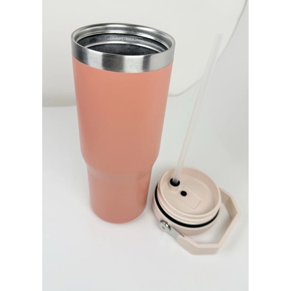 Stanley IceFlow 30oz Flip Straw Tumbler Stainless Steel Polar Peach – Used - Picture 11 of 14